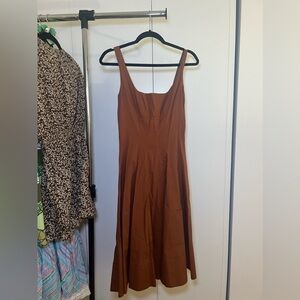 Staud Size 2 Wells Dress Tan